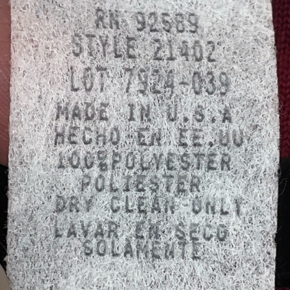 NWT EXPO Red Velvet Swing Dress Sheath Holiday Crew Neck Size 12 Made in USA - Picture 5 of 12